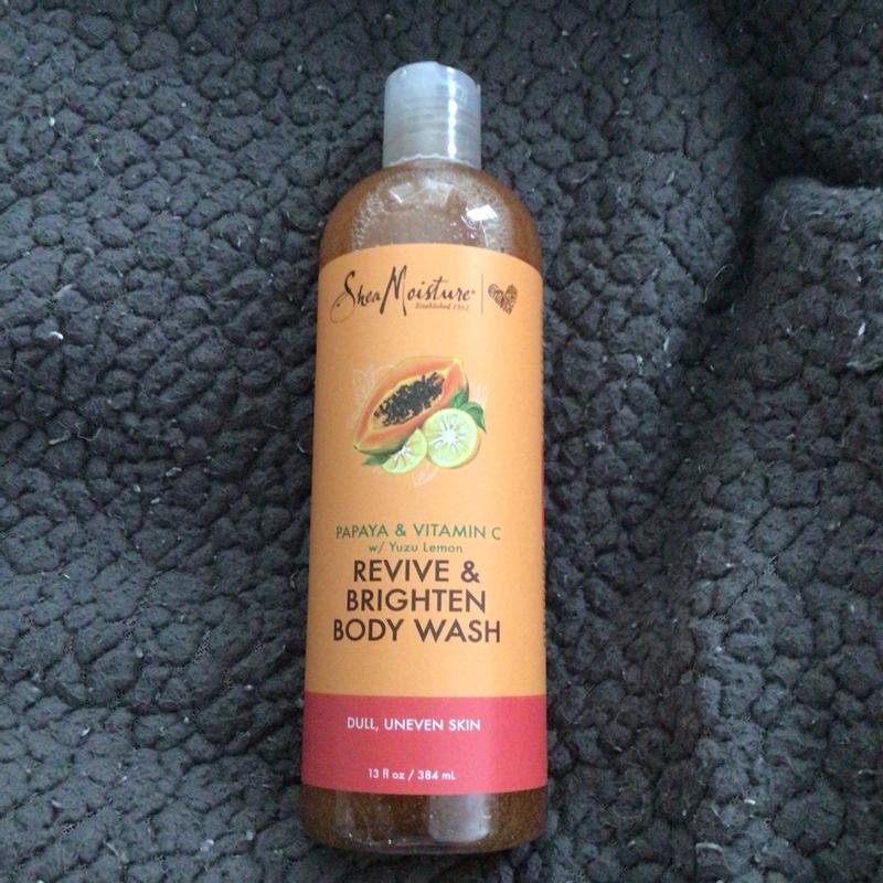 Shea Moisture Papaya Vitamin C Revive Brighten Body Wash 13 Fl Oz /384