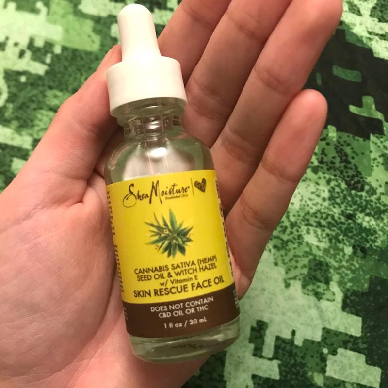 shea moisture skin rescue face oil
