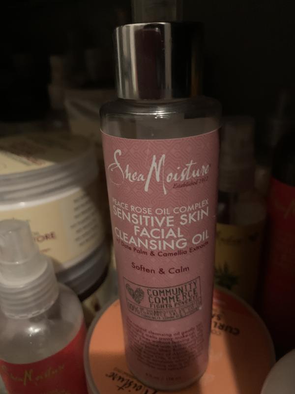 shea moisture peace rose oil complex sensitive skin facial moisturizer