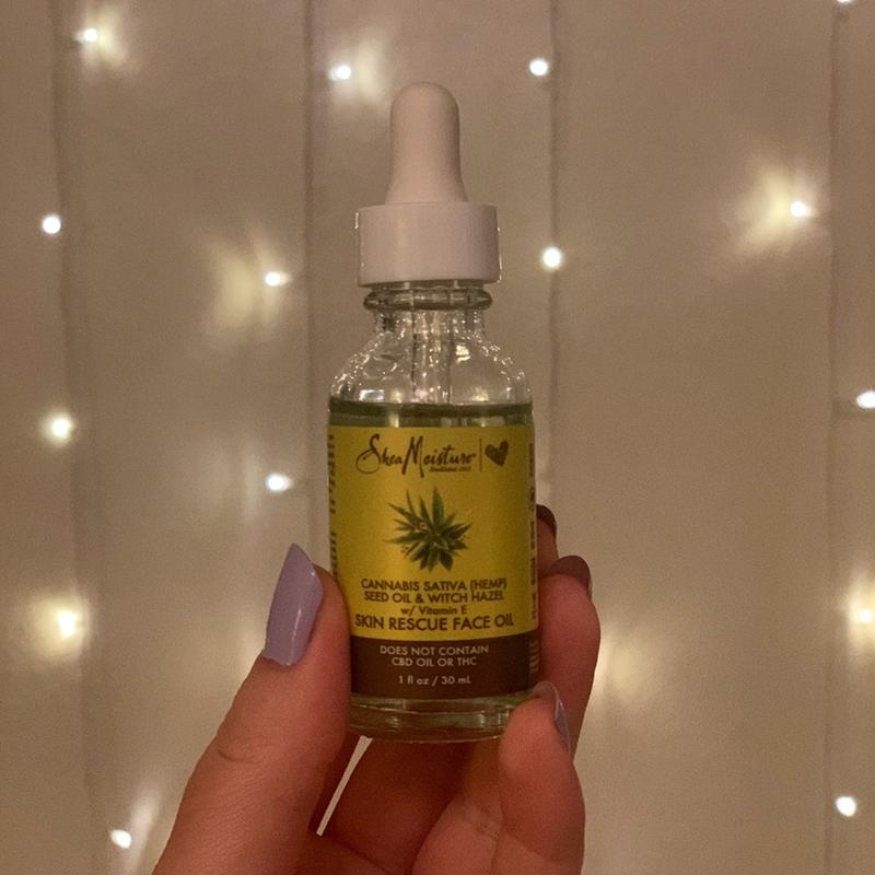 shea moisture skin rescue face oil