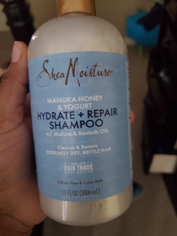 SHEA MOISTURE manuka honey & yogurt hydrate + repair shampoo 384ml