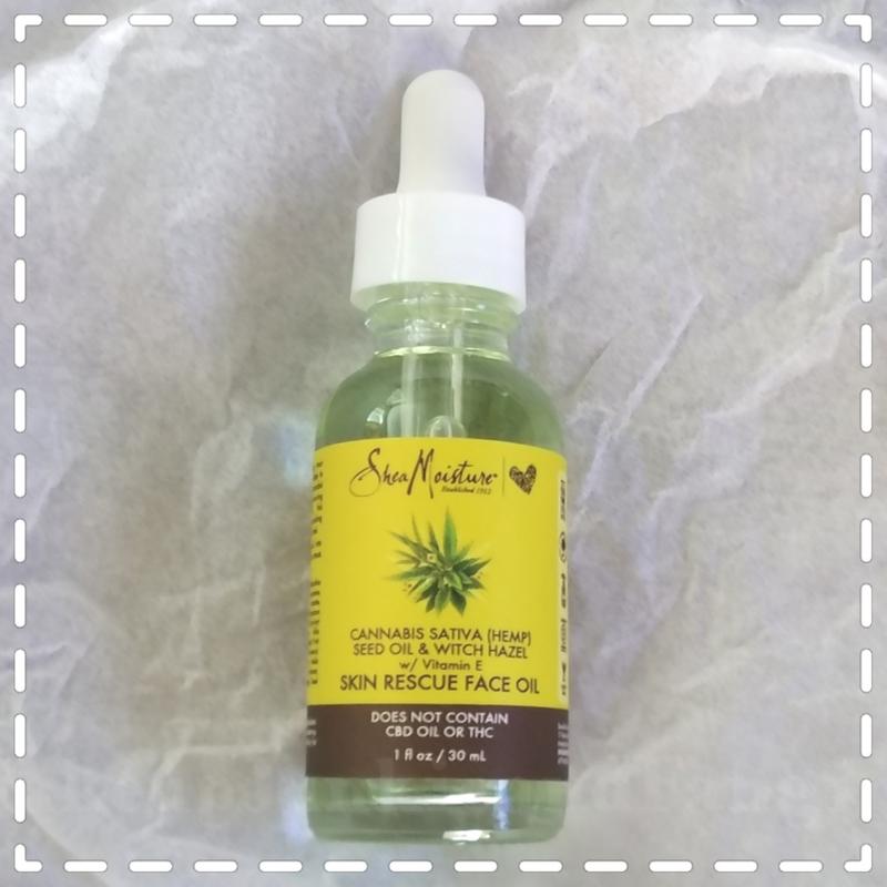 shea moisture skin rescue face oil