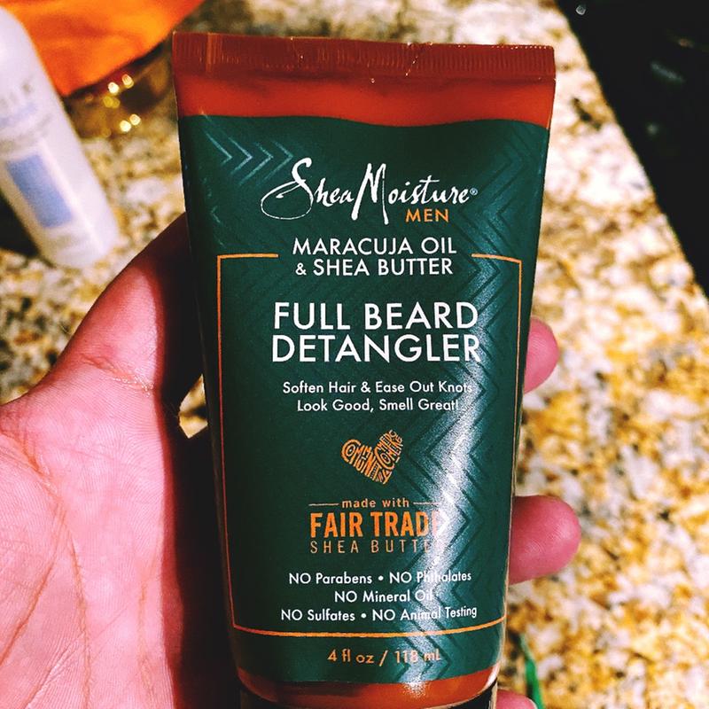 shea moisture mens full beard detangler