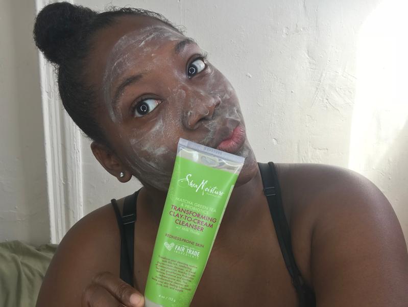 shea moisture matcha clay cleanser
