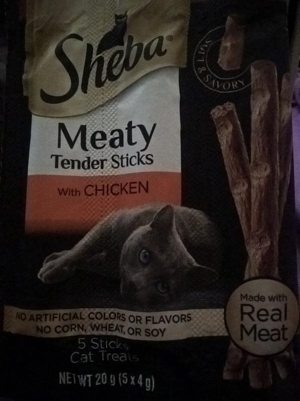 sheba cat treat sticks