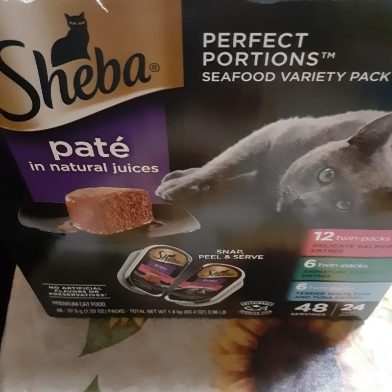 SHEBA Wet Cat Food Pate Delicate Salmon Entree 2.6 oz. PERFECT