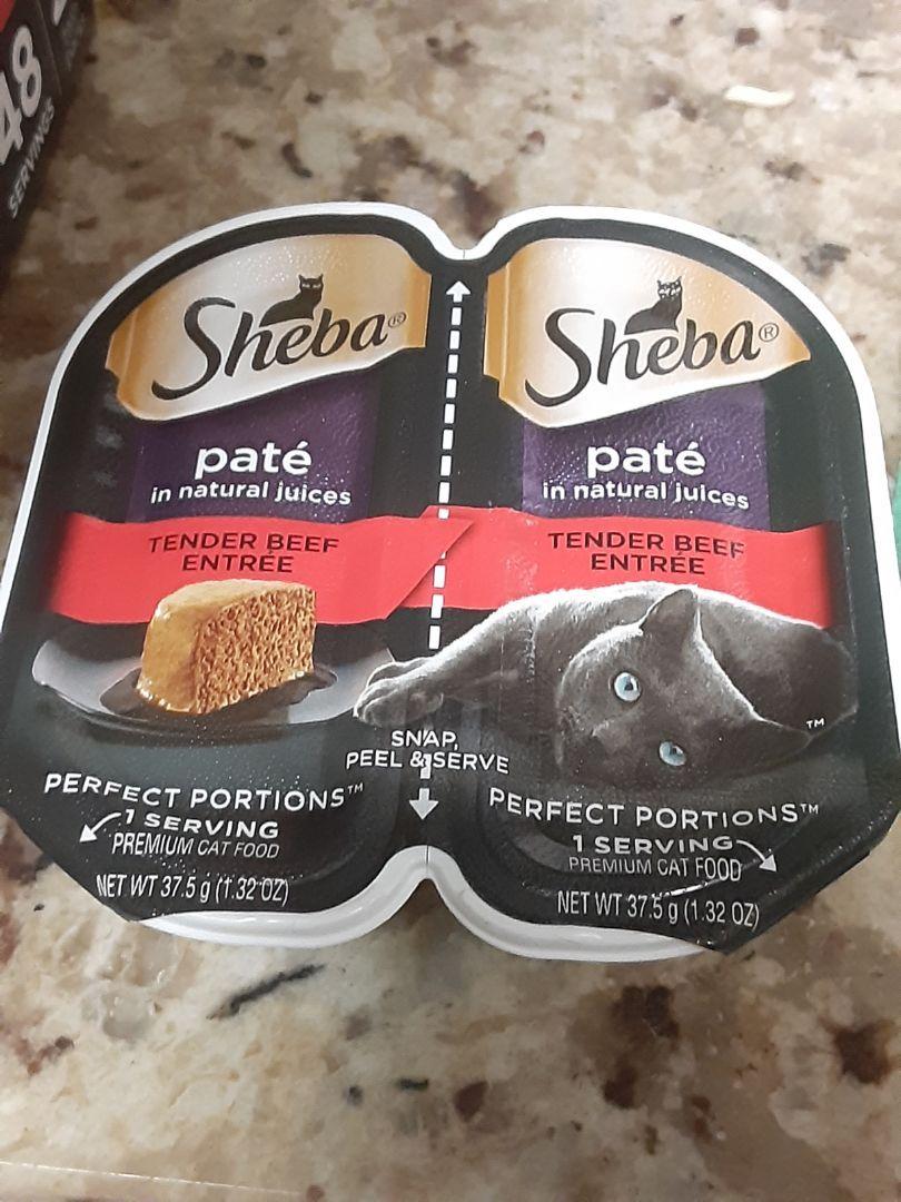 SHEBA PERFECT PORTIONS Premium Pate Delicate Salmon Entree and Tender Whitefish Tuna Entree