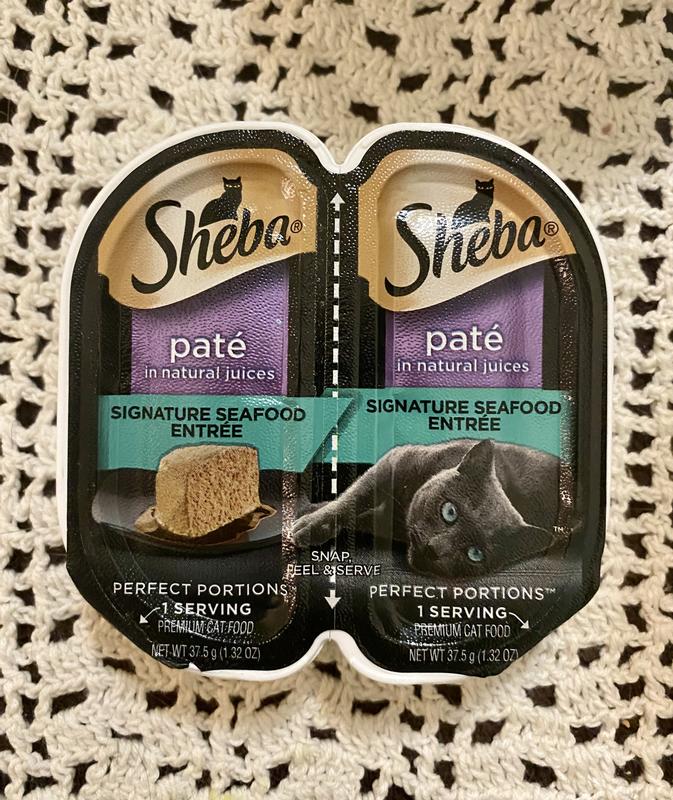 SHEBA Wet Cat Food Pate Variety Pack Signature Seafood Delicate