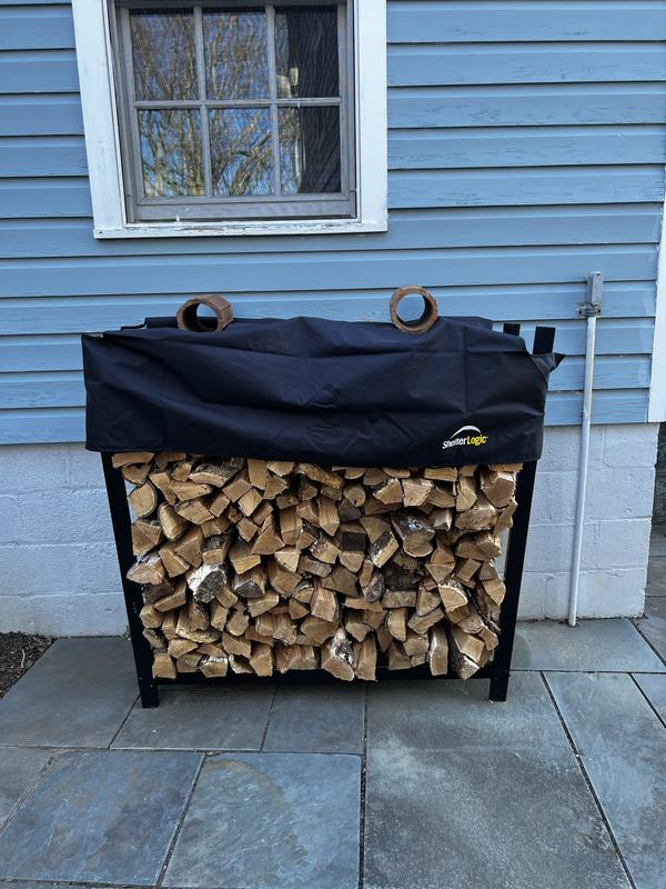Added weights on top to keep the cover secured