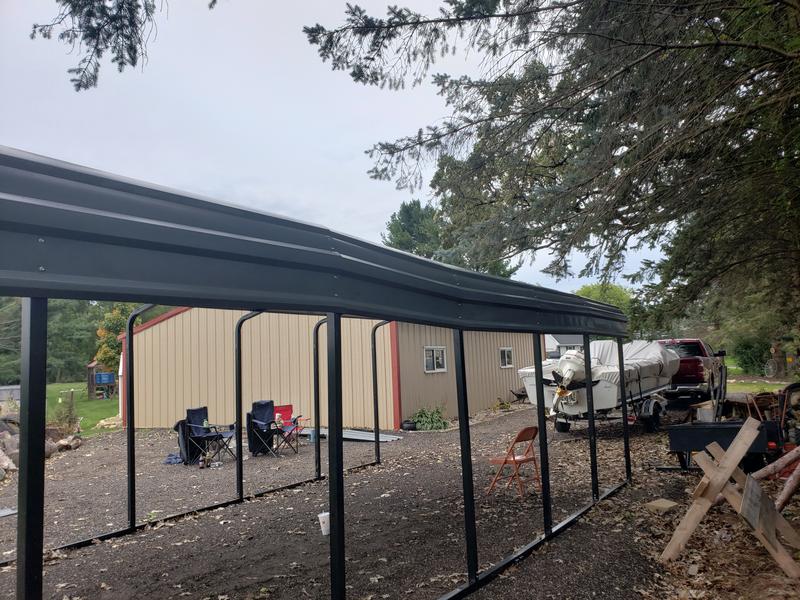 One part angled different then the other.