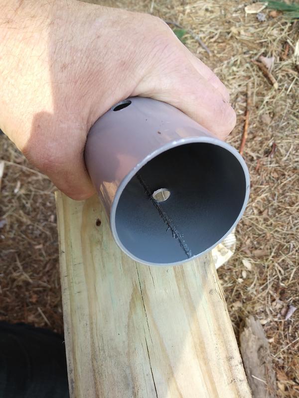 The flashing was taller than that welded seem.   Male end would NOT seat.