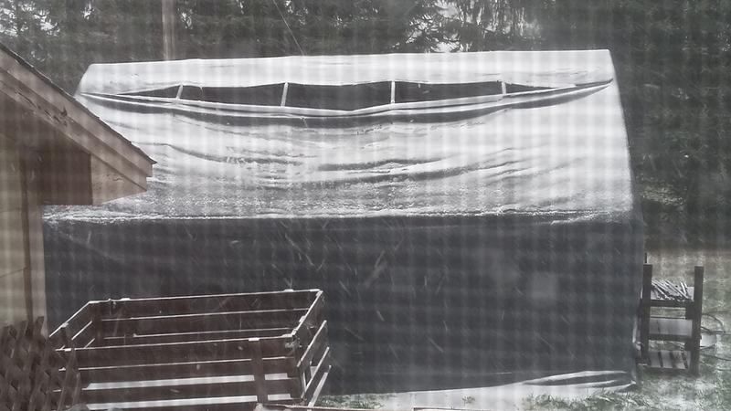 Shelterlogic Garage Fabric Split after 18 months