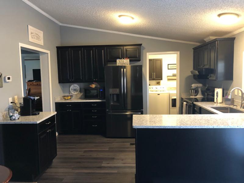 Dark Light Wood Cabinets Traditional Kitchen Cabinets