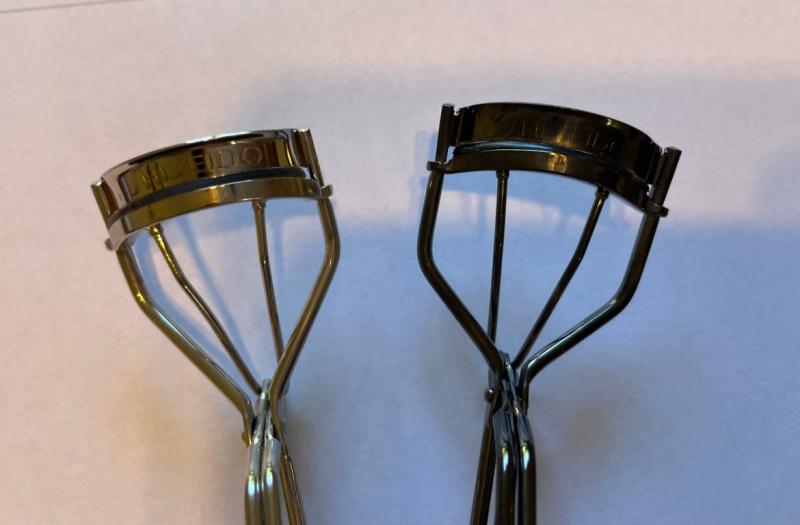 New one on right is bronze in color