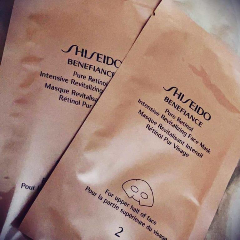 資生堂Benefiance Pure Retinol Face Mask SHISEIDO Benefiance Pure Retinol Revitalizing Face Sheet