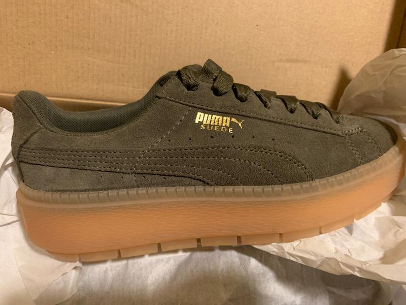 puma platform trace green