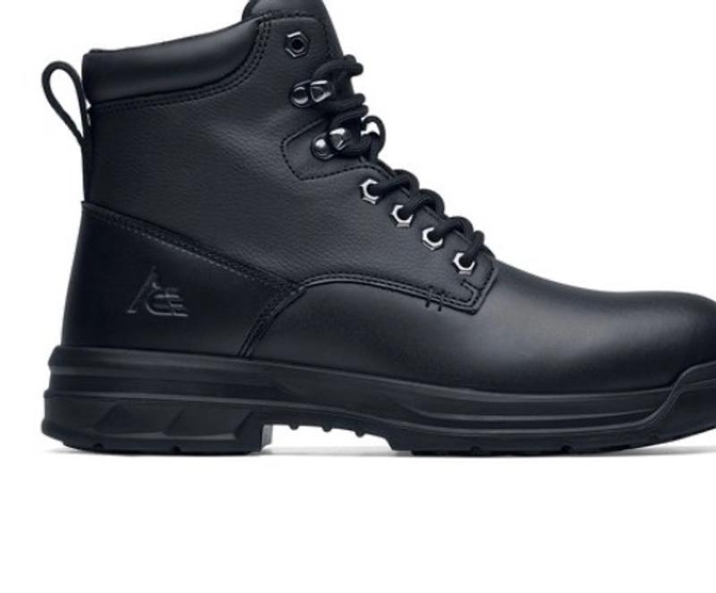 Men's ACE® Rowan II ST – Black Non-Slip Steel-Toe Boots