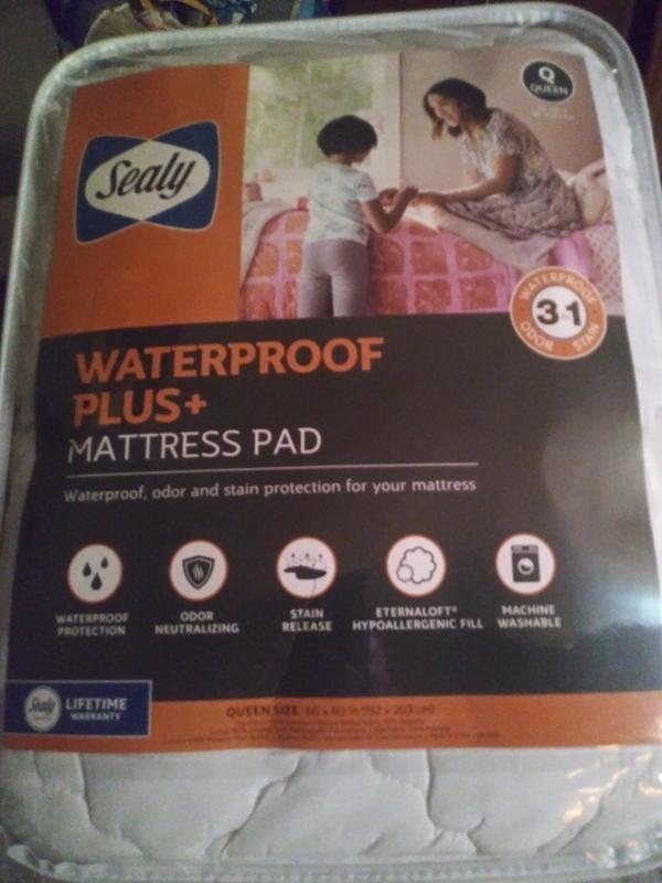 Sealy  Waterproof Plus Mattress Pad