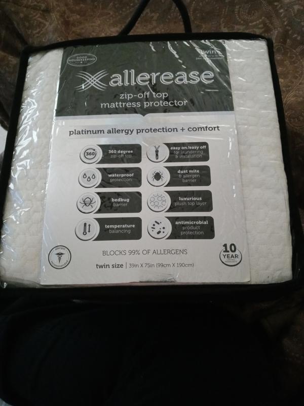 AllerEase  Platinum Zip-Off Top Mattress Protector