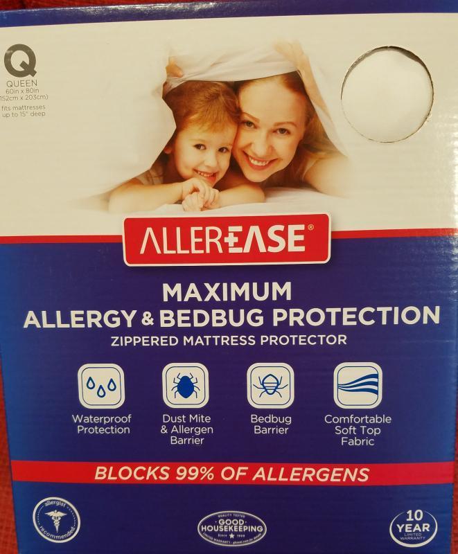 AllerEase Maximum Allergy and Bedbug Mattress Protector, King - Food 4 Less