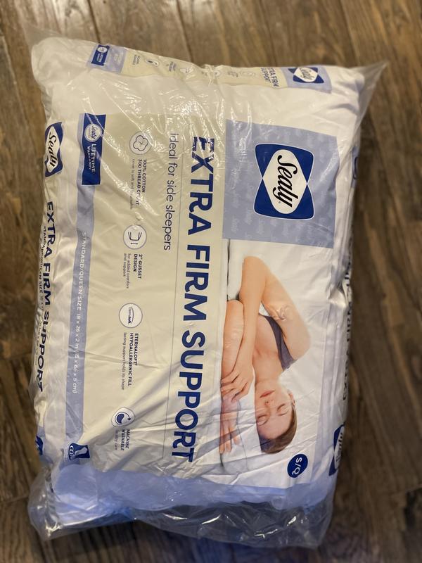 Sealy 100% Cotton Extra Firm Support Pillows - Macy's