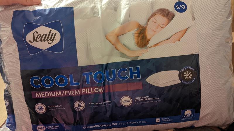 Cool to the outlet touch pillow