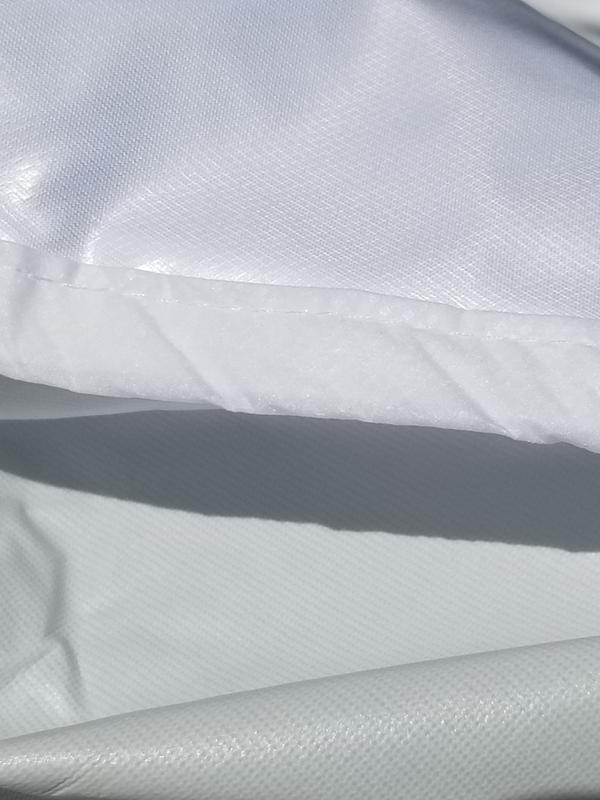 Waterproof, with spill and stain protection.