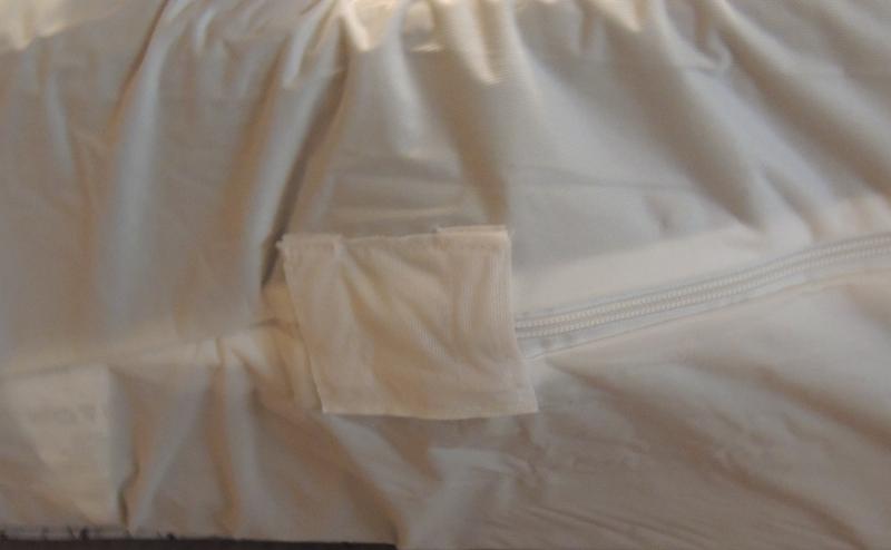 Zipper Pull Cover In Closed Position