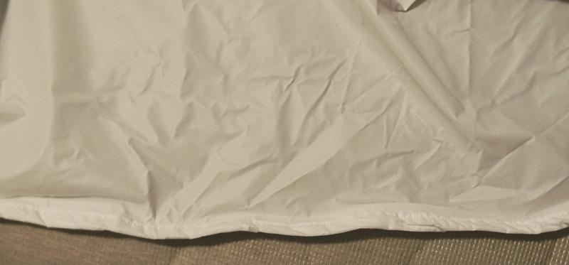 Shoddy Stitching on Edges Shows Areas Where The Fabric Is Not Flat /Smooth