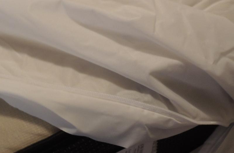 Zipper Opens Wide Enough To Make Inserting Mattress Easier