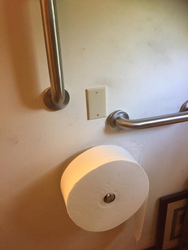 Wall Mounted Holder  Charmin Forever Roll