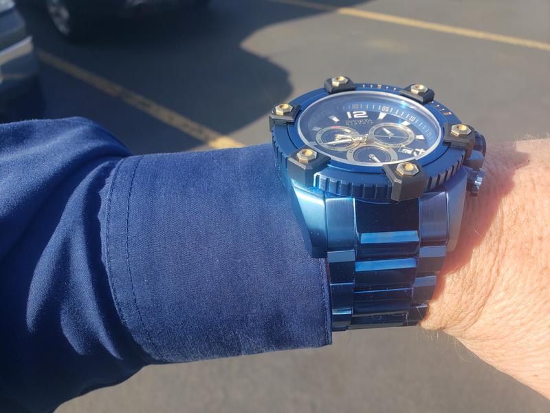 Invicta Reserve Men's 63mm Grand Octane Blue Label Swiss Quartz Chronograph  Bracelet Watch