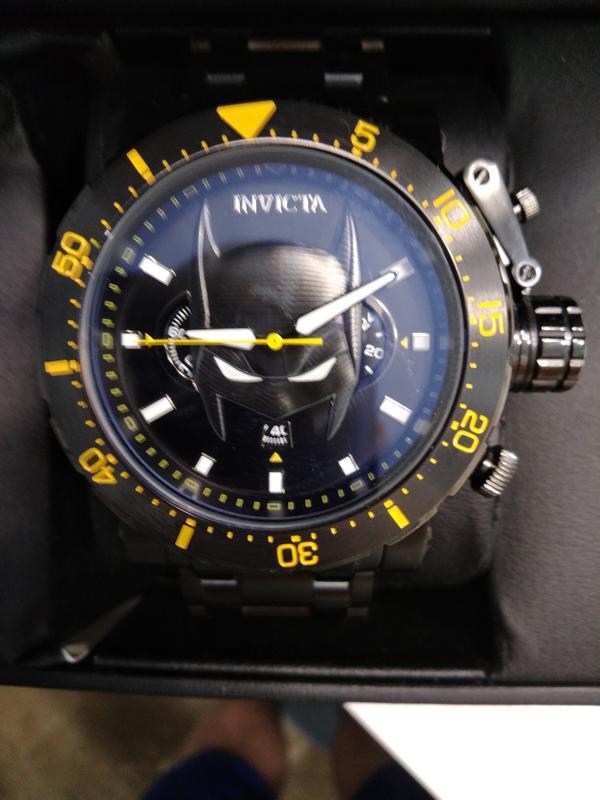 Invicta DC Comics 53mm Batman Ltd Ed Quartz Chrono Bracelet Watch