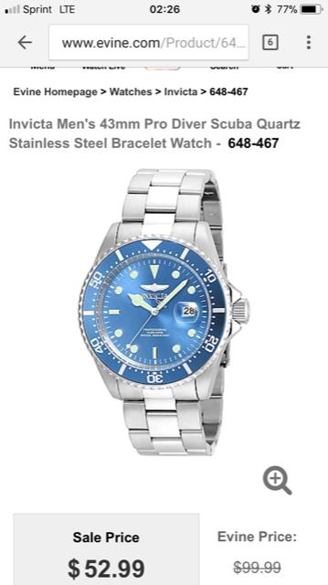 Evine best sale mens watches