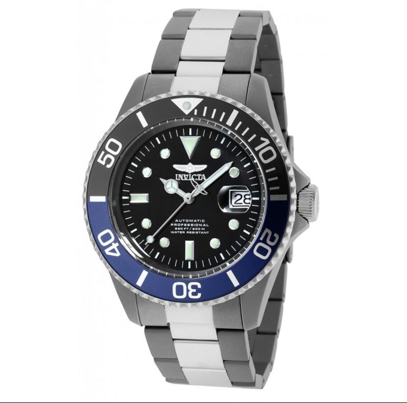 Invicta 45mm Pro Diver Automatic Titanium Bracelet Watch