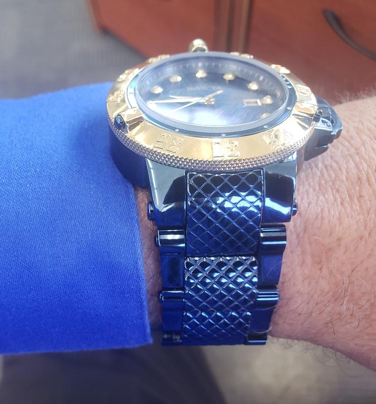 Invicta Subaqua, Noma III 50mm, Blue Label Auto, Diamond Acct, Watch