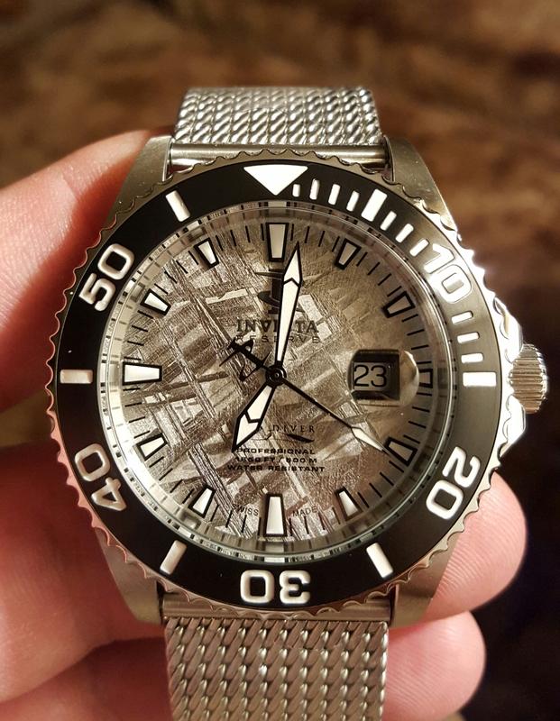 invicta grand diver meteorite