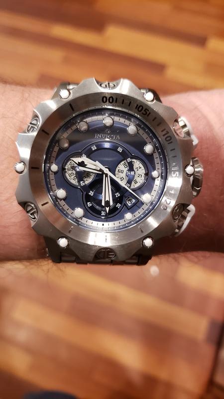 Invicta Men's 52mm Venom Fusion Quartz Chronograph Bracelet Watch 