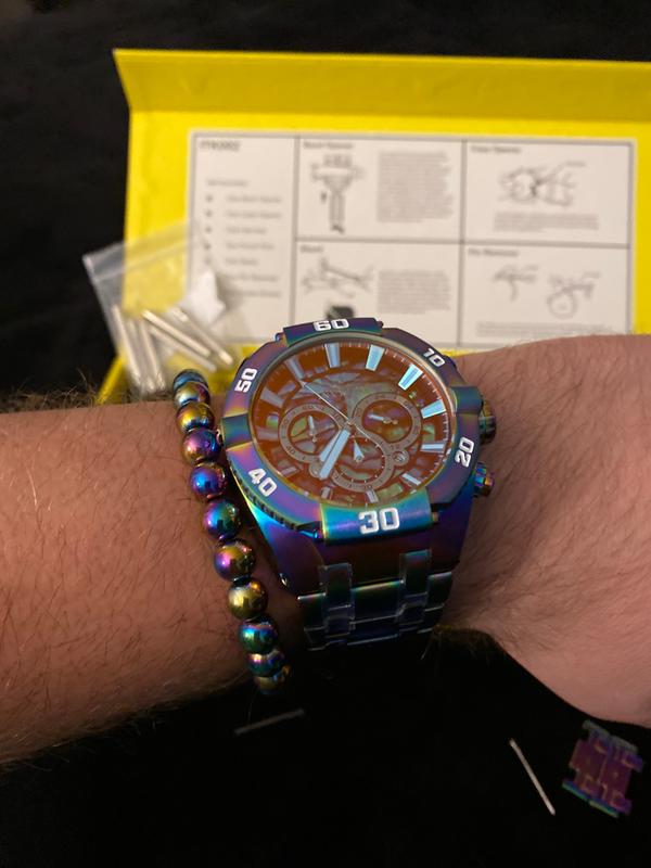 Invicta 50mm Coalition Forces Quartz Chronograph Abalone Dial Invicta 50mm Coalition Forces Quartz Chronograph Abalone Dial