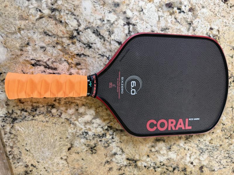 Six Zero Coral 16mm Pickleball Paddle | Dick's Sporting Goods