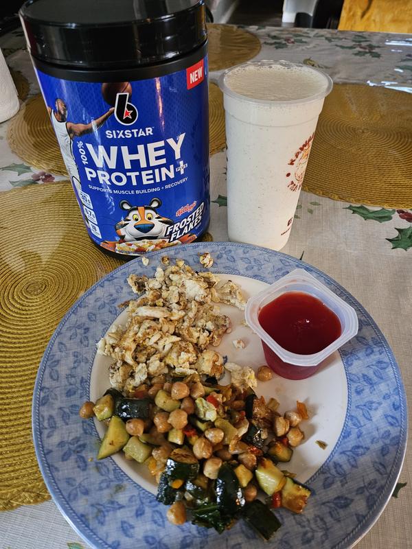 100% Whey Protein Plus Kellogg's Frosted Flakes