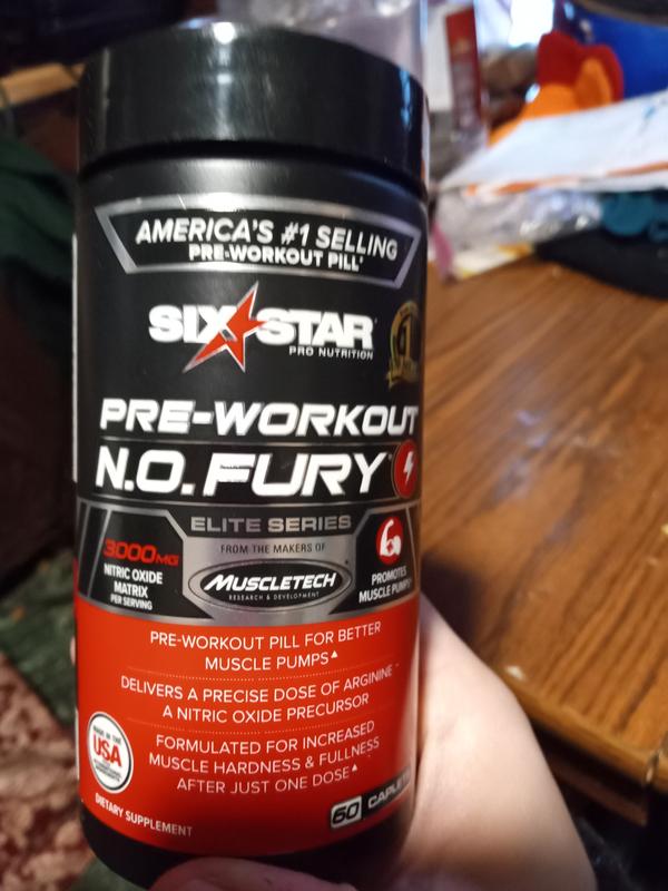 Six Star Nitric Oxide Supplement Nitric Oxide Fury, 43 OFF