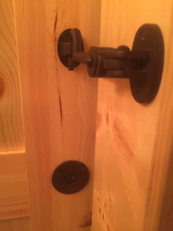 Robust Double Sided Over Door Hanger Hook Natural Pine 1-1/2