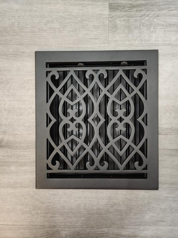 Victorian Cast Iron Floor Register - 2-1/4