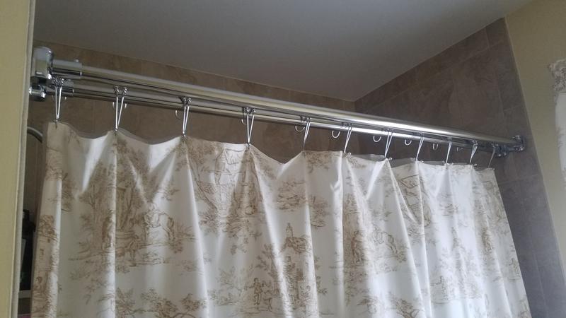Double Bathroom Curtain