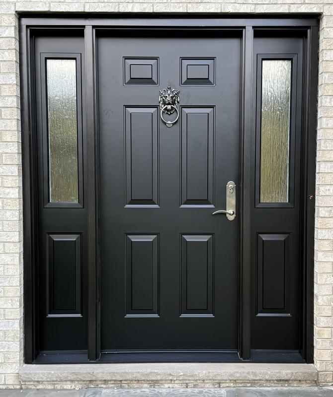 thumbnail interactive-video image 1 of Frelan JSS3003 Round Bar Front Door Knocker - 150mm Satin Stainless Steel - Contemporary Style 1 of 6