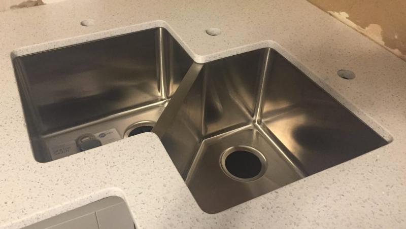 33 Infinite Corner Stainless Steel Undermount Sink Kitchen