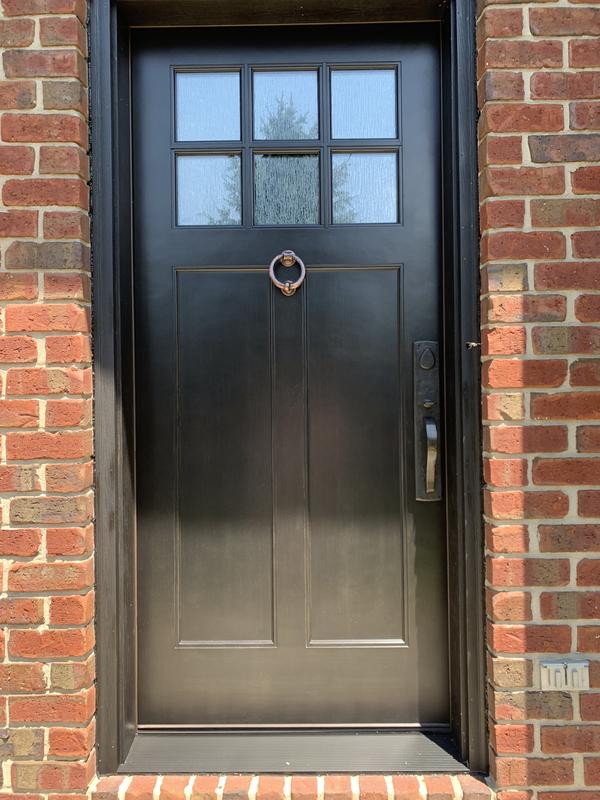 Ellis Solid Bronze Entrance Door Set with Lever Handle