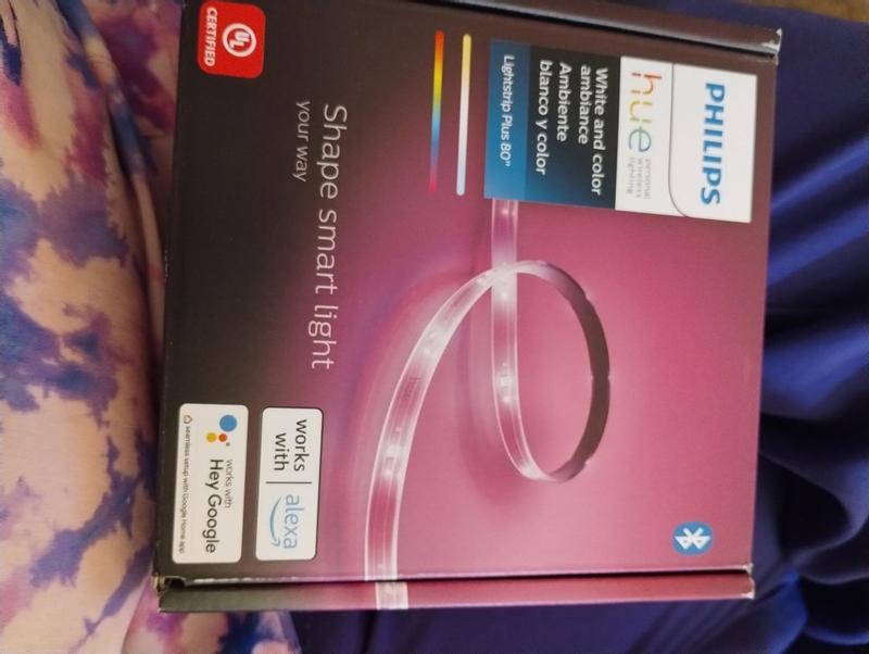 Buy Philips Hue Lightstrip Plus V4 2M with Bridge Starter Kit, Smart light  strips