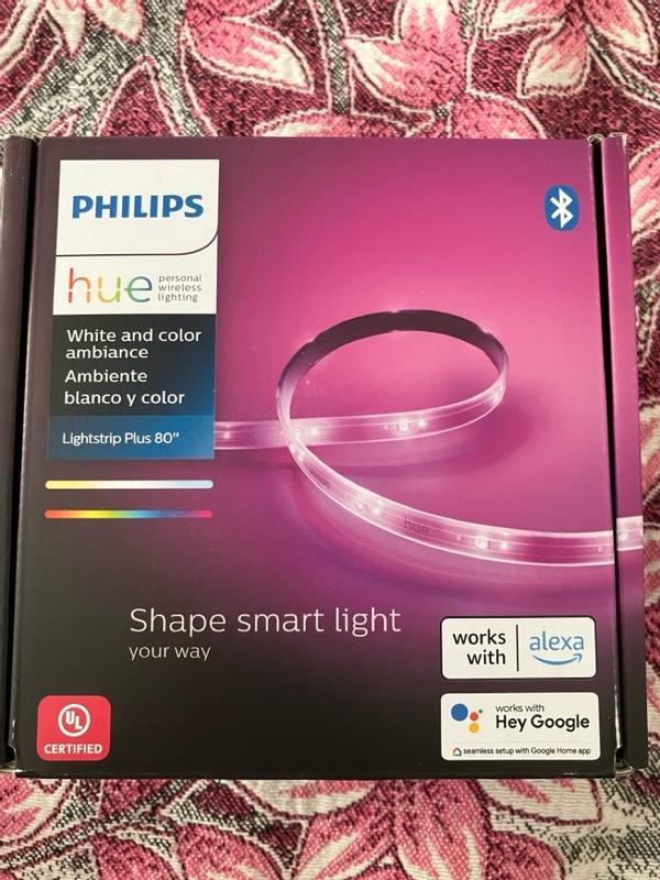  Philips Hue LightStrip Plus Dimmable LED Smart Light